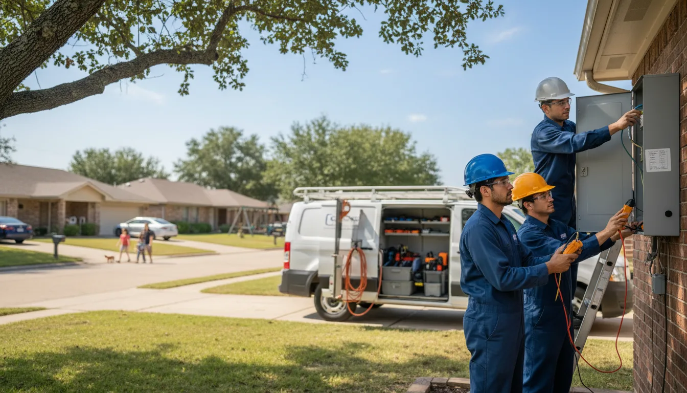 Certified electrician providing emergency electrical services in Cosby, MO